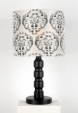 damask bug pattern print handmade lampshade