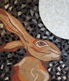  Hare And Moon  Mosaic